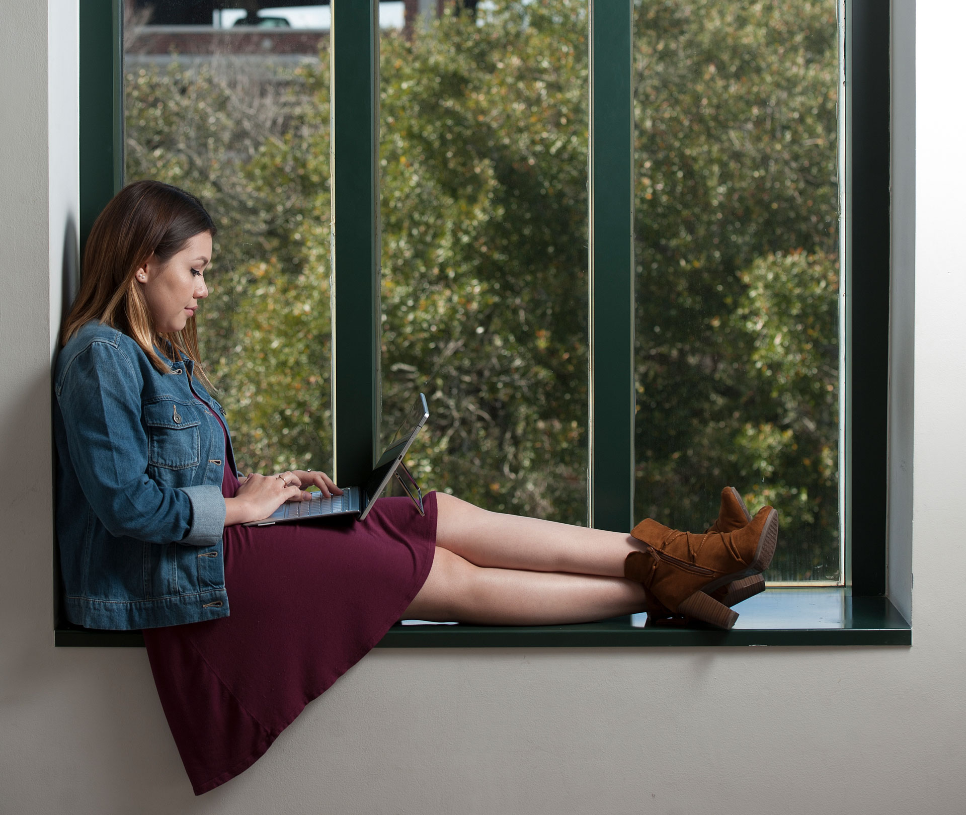 Student working
